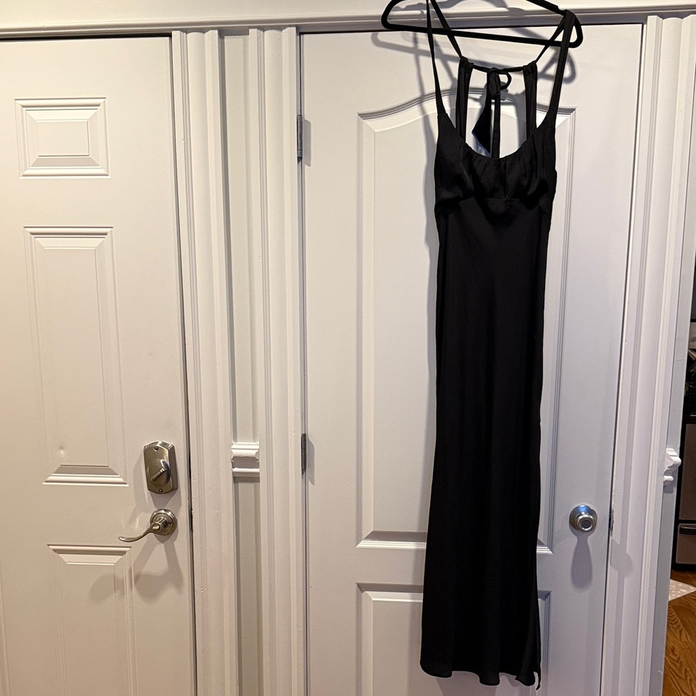 Free People Black Strappy Maxi Dress